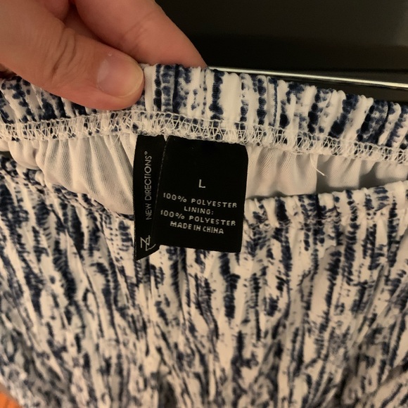 Blue and white maxi skirt - Picture 2 of 3